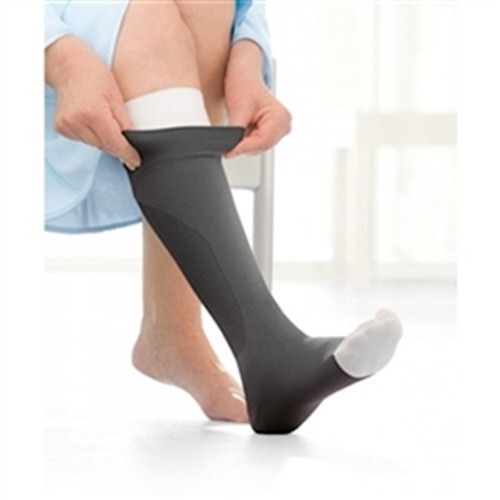 JOBST® UlcerCARE™ 40+ mmHg Open Toe Stocking Without Zipper 114510 BLACK SMALL