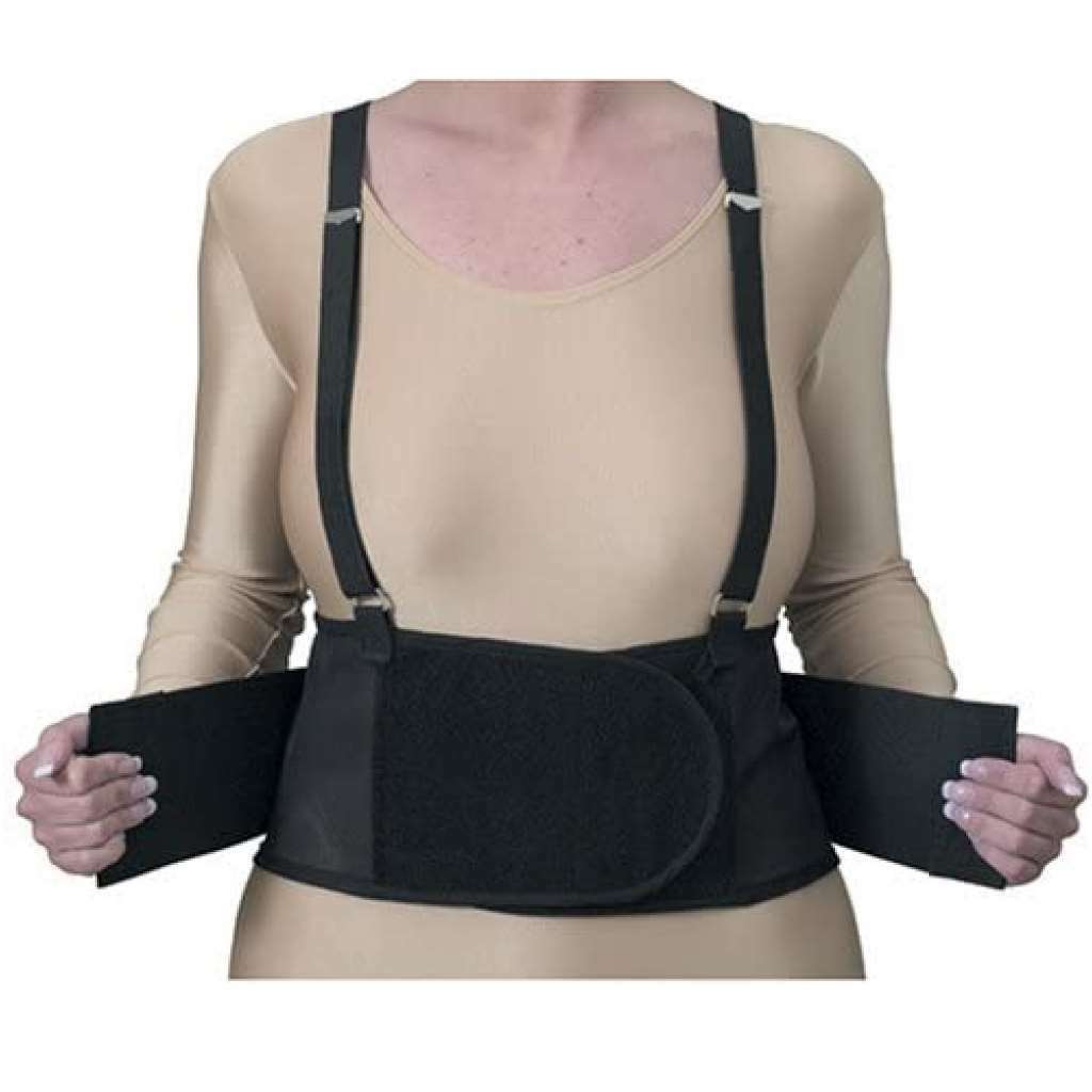 Duro-Med Economy Knit Industrial Back Support, Black, X-Large