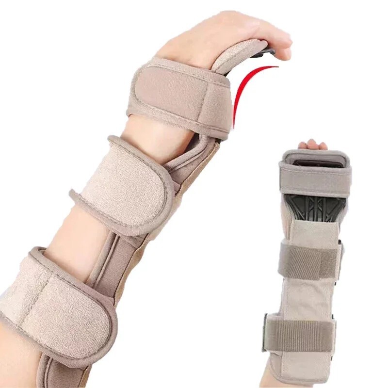 Adjustable Wrist Brace Hand Splint Immobilizer Support For Pain Black S/M/L