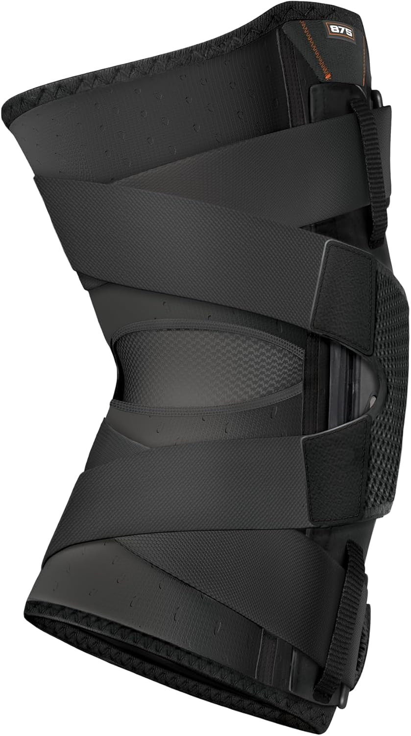 Knee Brace, Compression Knee Brace for Men & Women, Hinged Knee Brace with Side