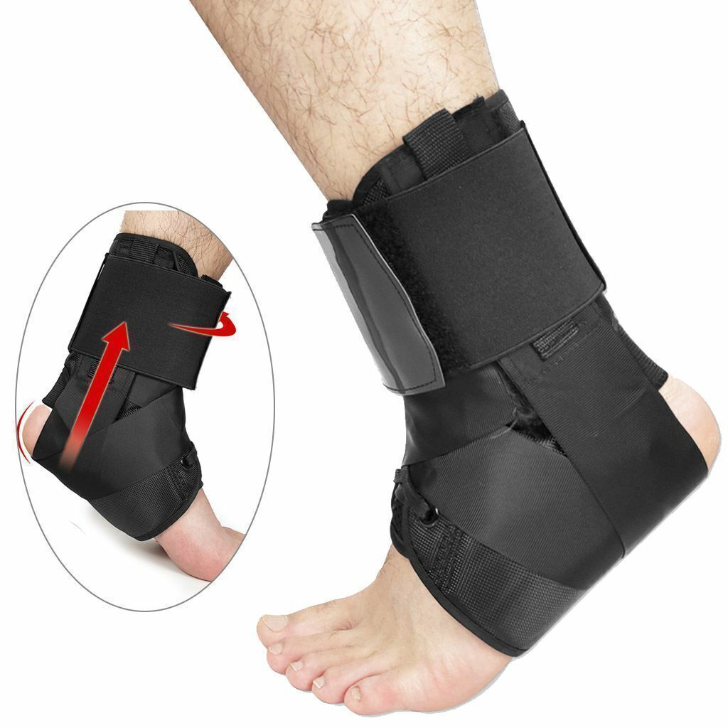 Ankle Brace Support Compression Stabilizer Foot Lace Up Wrap Pain Relief 2025