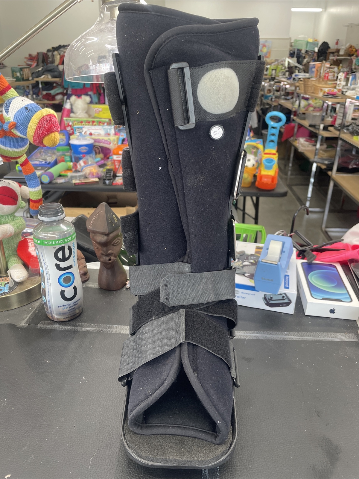 DJO MAXTRAX Air Walker – Size Medium – Air Ankle/Foot Walking Boot w/ Leg Brace