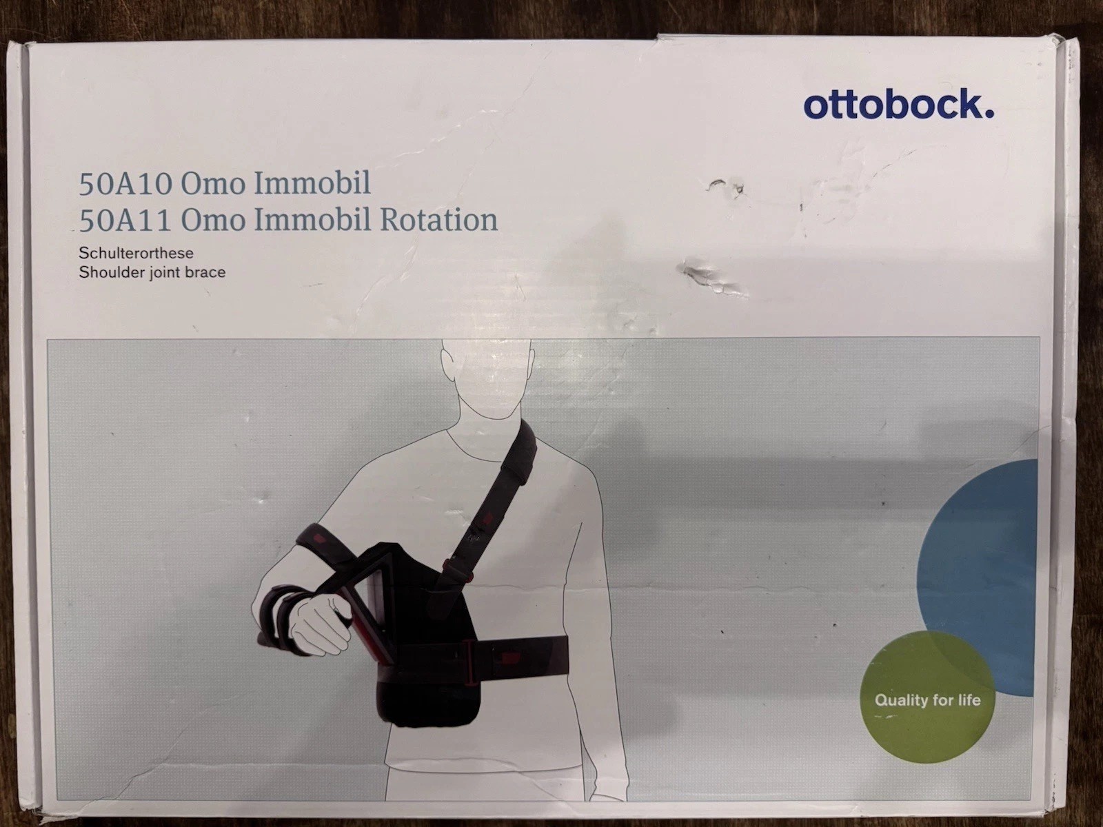 New 50A10 OttoBock – Medium Size OMO IMMOBIL ROTATION 50A11 Shoulder Joint Brace
