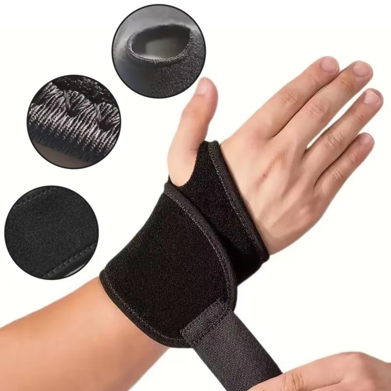 Wrist Hand Brace Support Carpal Tunnel Sprain Arthritis Gym Splint Left / Right
