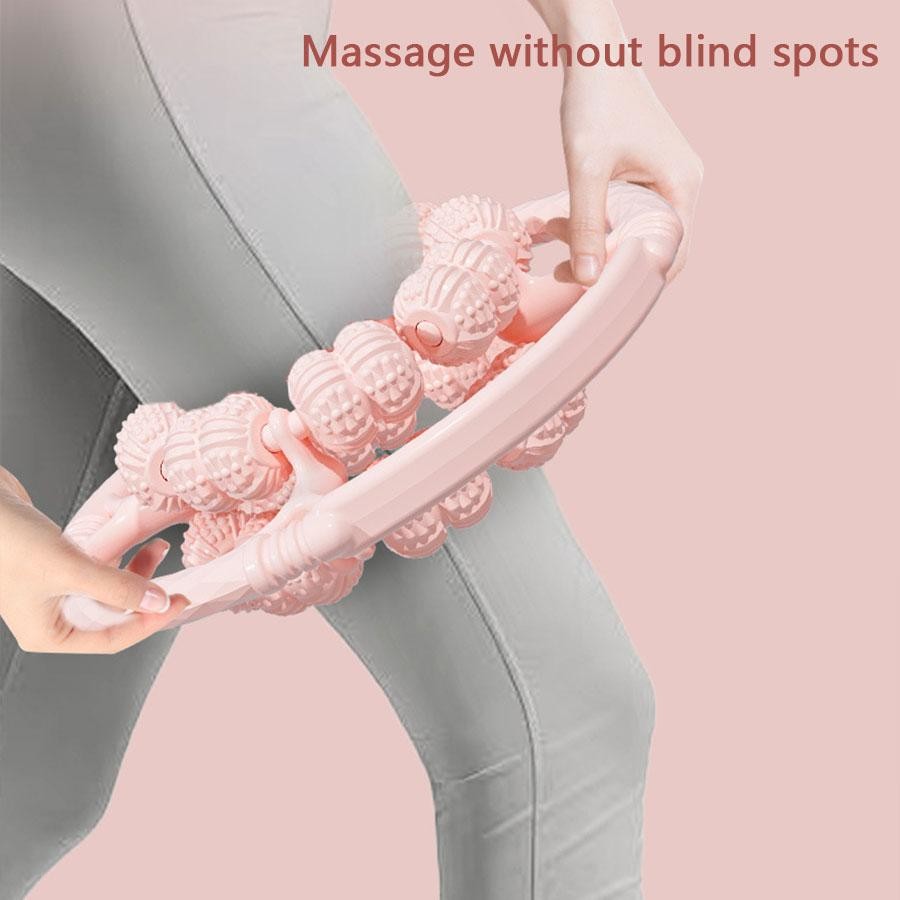 32 Wheel Leg Massager Roller Ring Calf Thigh Muscle Relax Fitness Leg Slimming T