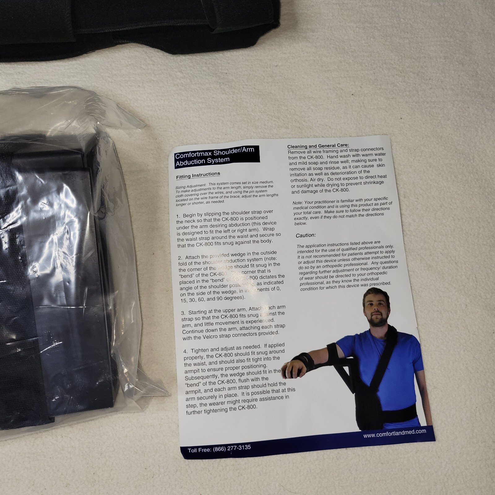 Shoulder Abduction Stabilizer Brace System PDAC L3960 – Stabilize Shoulder