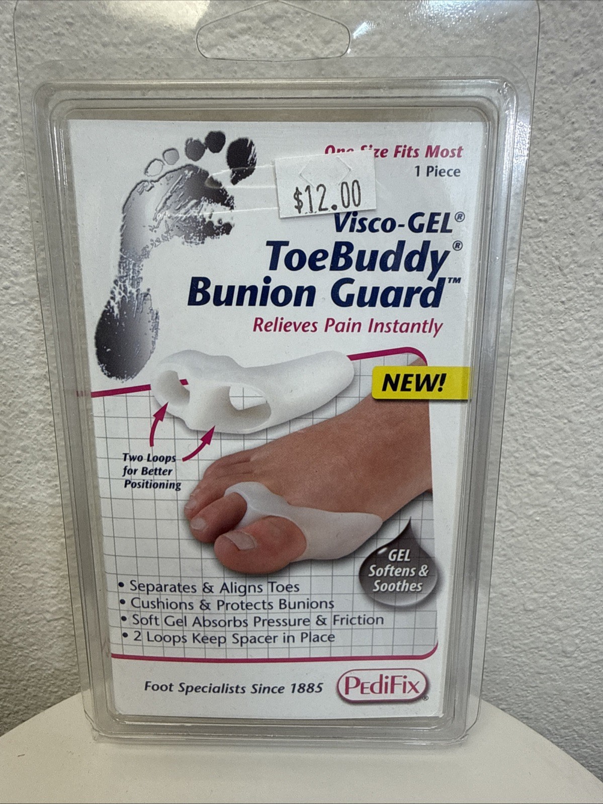 New PediFix Visco-Gel Toe buddy Bunion Guard Relieves Pain Universal