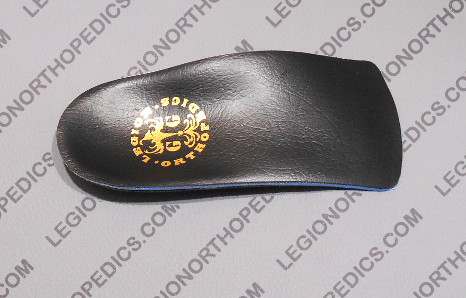 Foot Arch support – Pre-made POLYpropylene size 5 – 13, optional cover flat heel