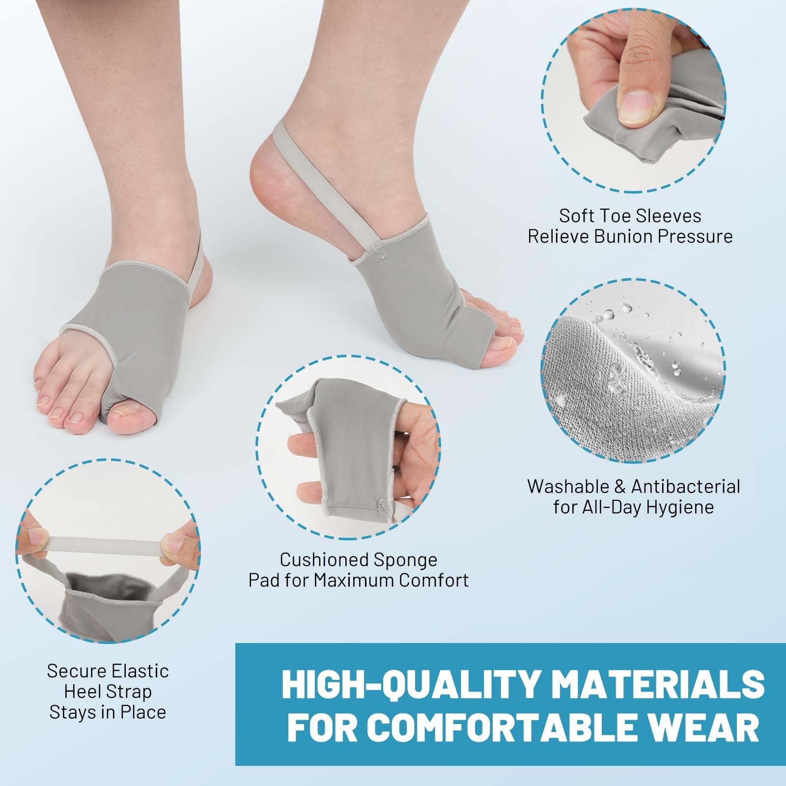 Swpcioc Bunion Corrector Gray 1pc