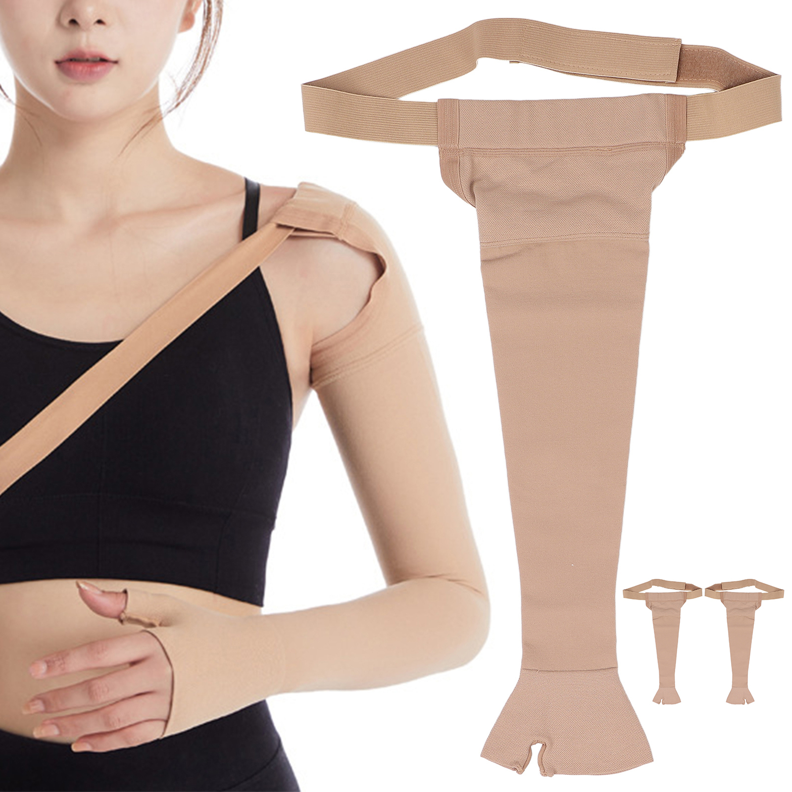 Elast Post Mastectomy Lymphedema Compression Arm Sleeve
