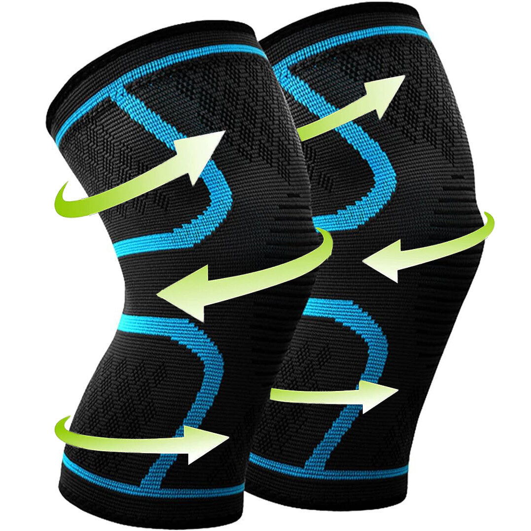 Knee Sleeve Compression Brace Support Joint Pain Meniscus Tear Arthritis Relief