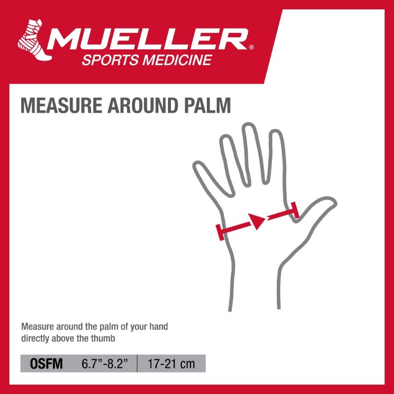 Mueller Reversible Compression Glove, Black, Unisex, One Size Fits Most