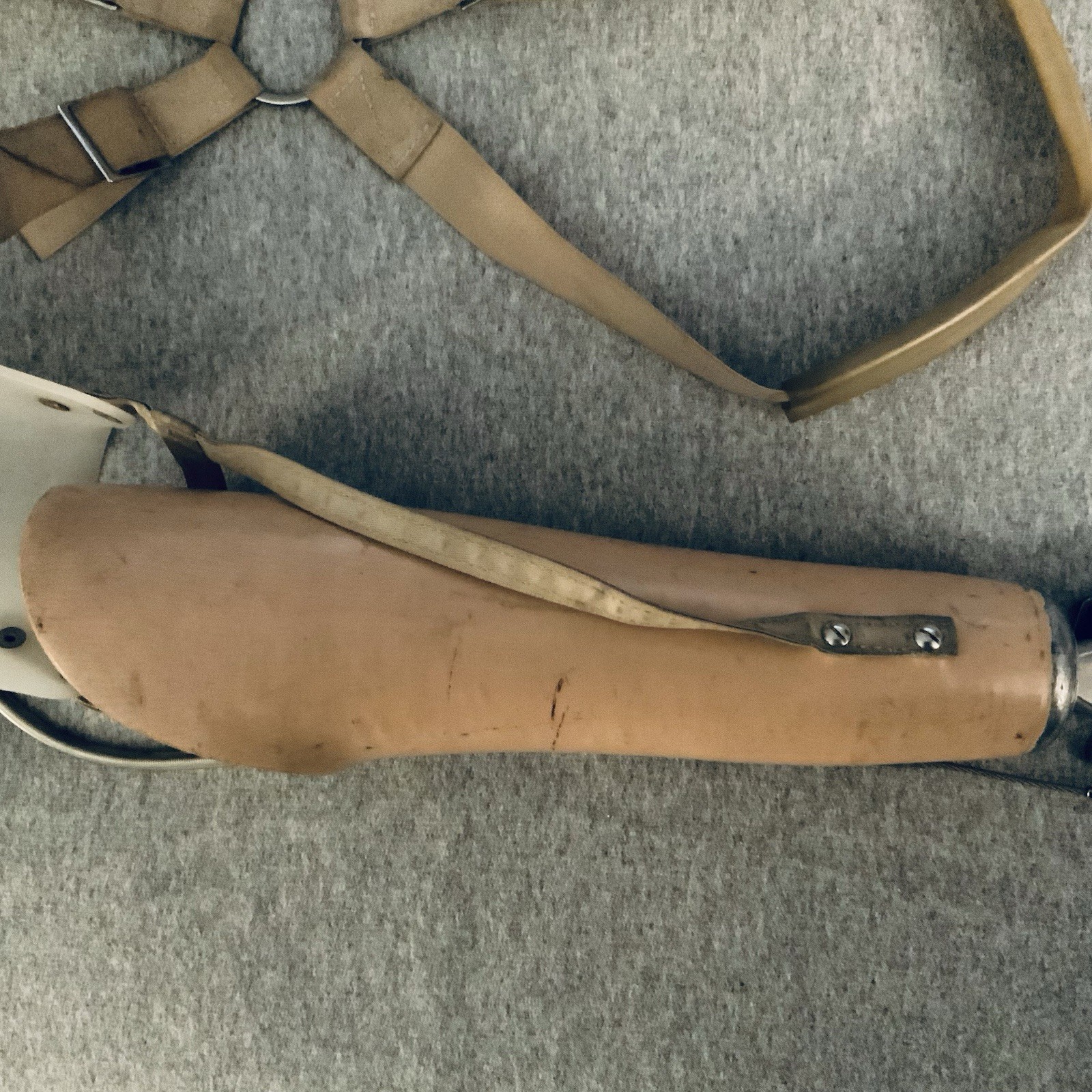 Vintage Prosthetic Adult Arm Body Powered Dorrance 6 Hook Medical Display Prop