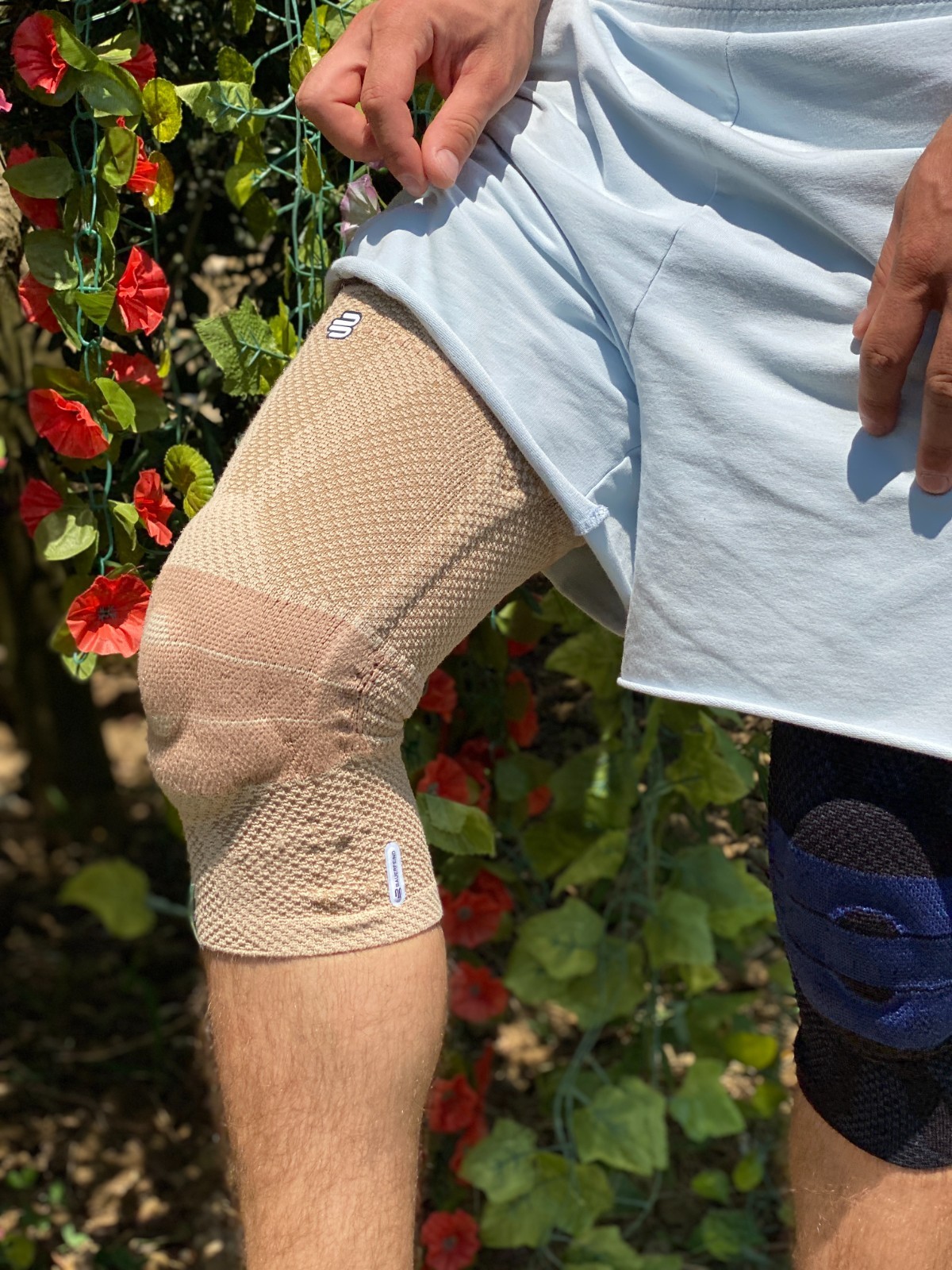 Bauerfeind GenuTrain Size 5 Knee Joint Brace Patella Support Sleeve ACL