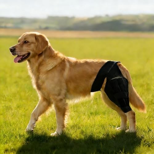 Adjustable Dog Knee Brace for Torn ACL/CCL – Hind Leg Support, Arthritis Relief,