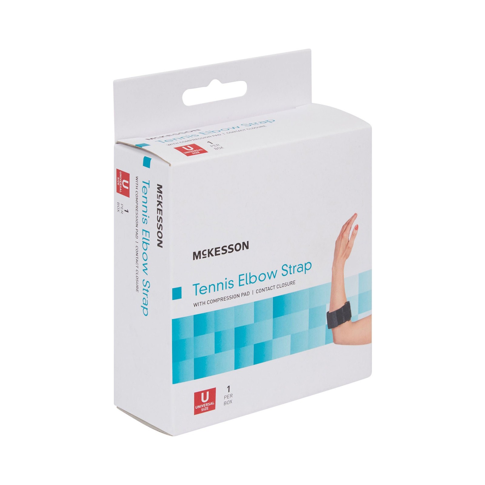 McKesson Elbow Support Strap One Size Up to 18″ Circumf. Left or Right Elbow