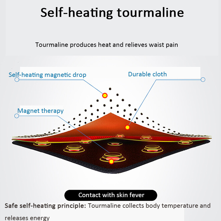 High Quality Back support belt Magnetic Self Heating Lumbar waist Support belt