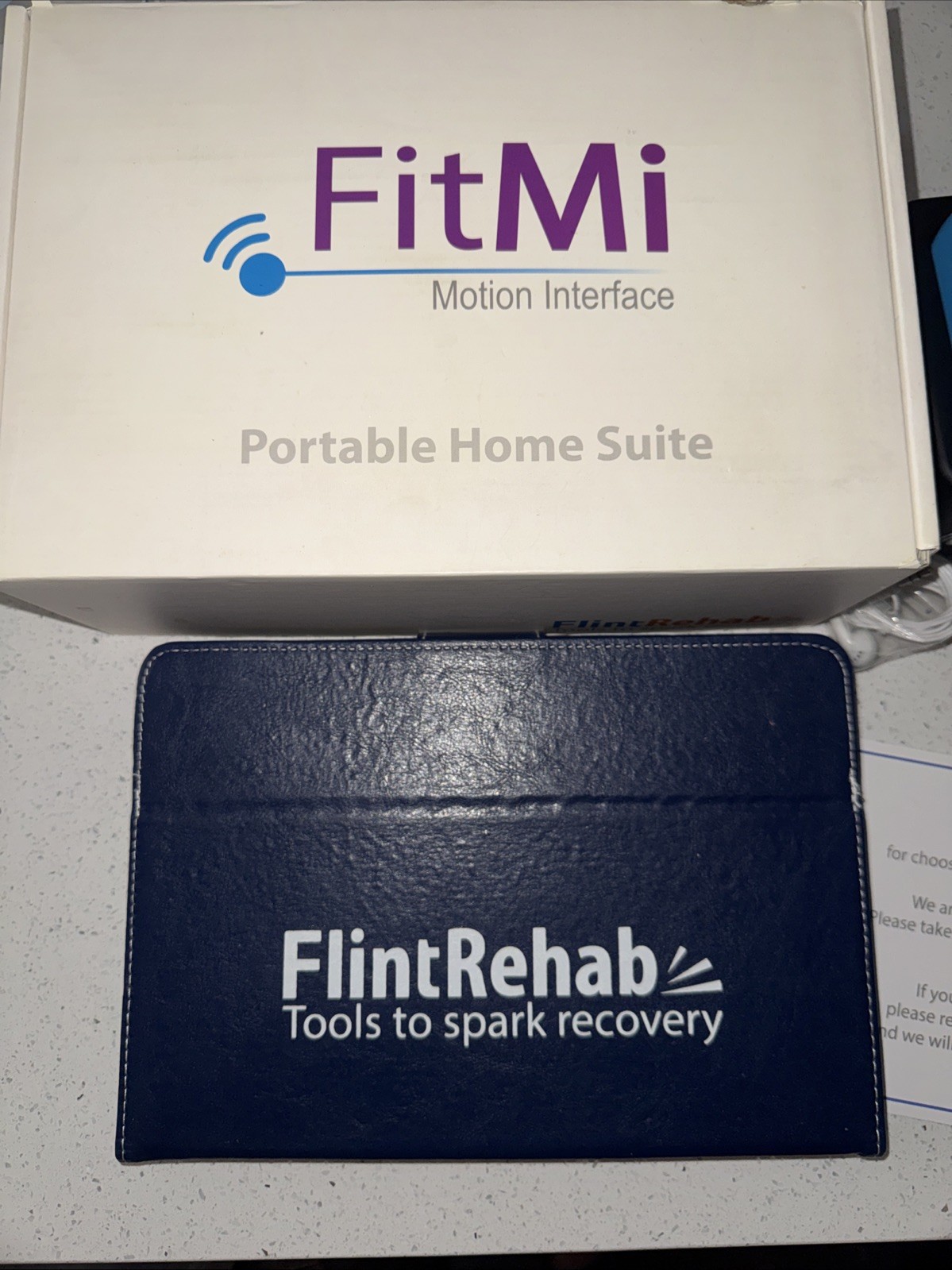 Flint Rehab MusicGlove & FitMi Stroke Recovery System Therapy Glove Pads Tablet