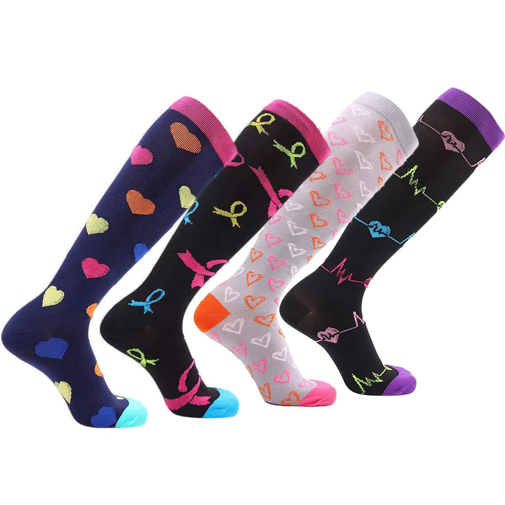 Compression Knee High Socks Womens Medical Graduated Stockings -1Pairs-S/M/L/XL
