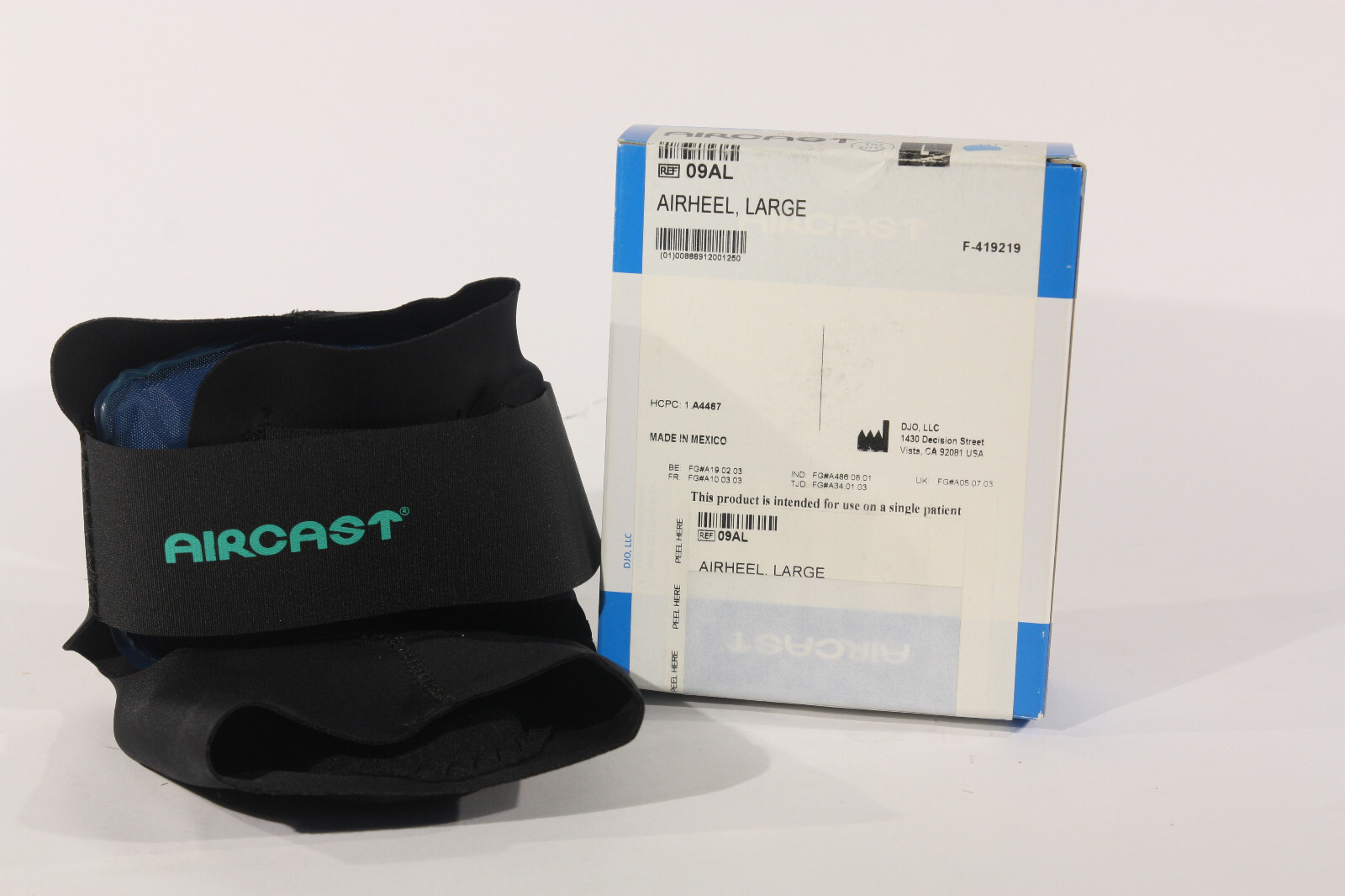 **NEW** Aircast Airheel Large REF 09AL Black Ankle Support Brace
