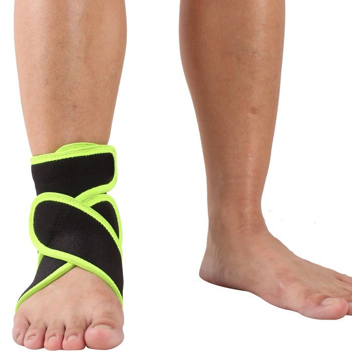 KA Popular Sports Elastic Silicone Antislip Ankle Foot Brace Support Wrap Strap