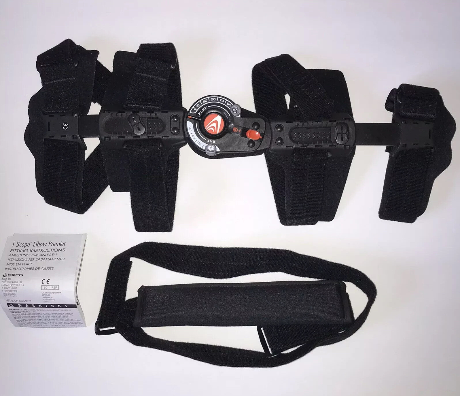 BREG Elbow Po TScope Prem Long LT 07256 Left Elbow Brace