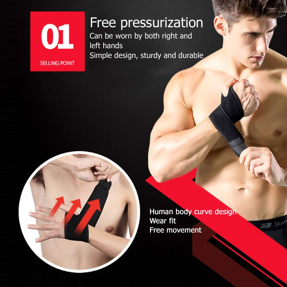Wrist Brace for Ganglion Cyst, Arthritis, Carpal Tunnel, Breathable S