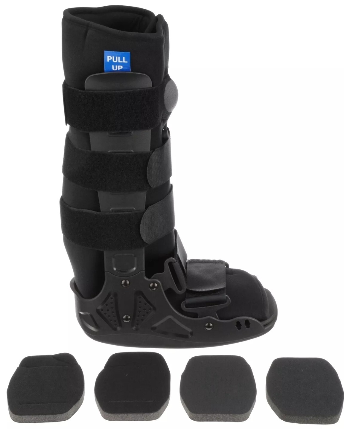 McKesson Black Air Walker Boot Small Hook and Loop for Either Foot 155-79-95513
