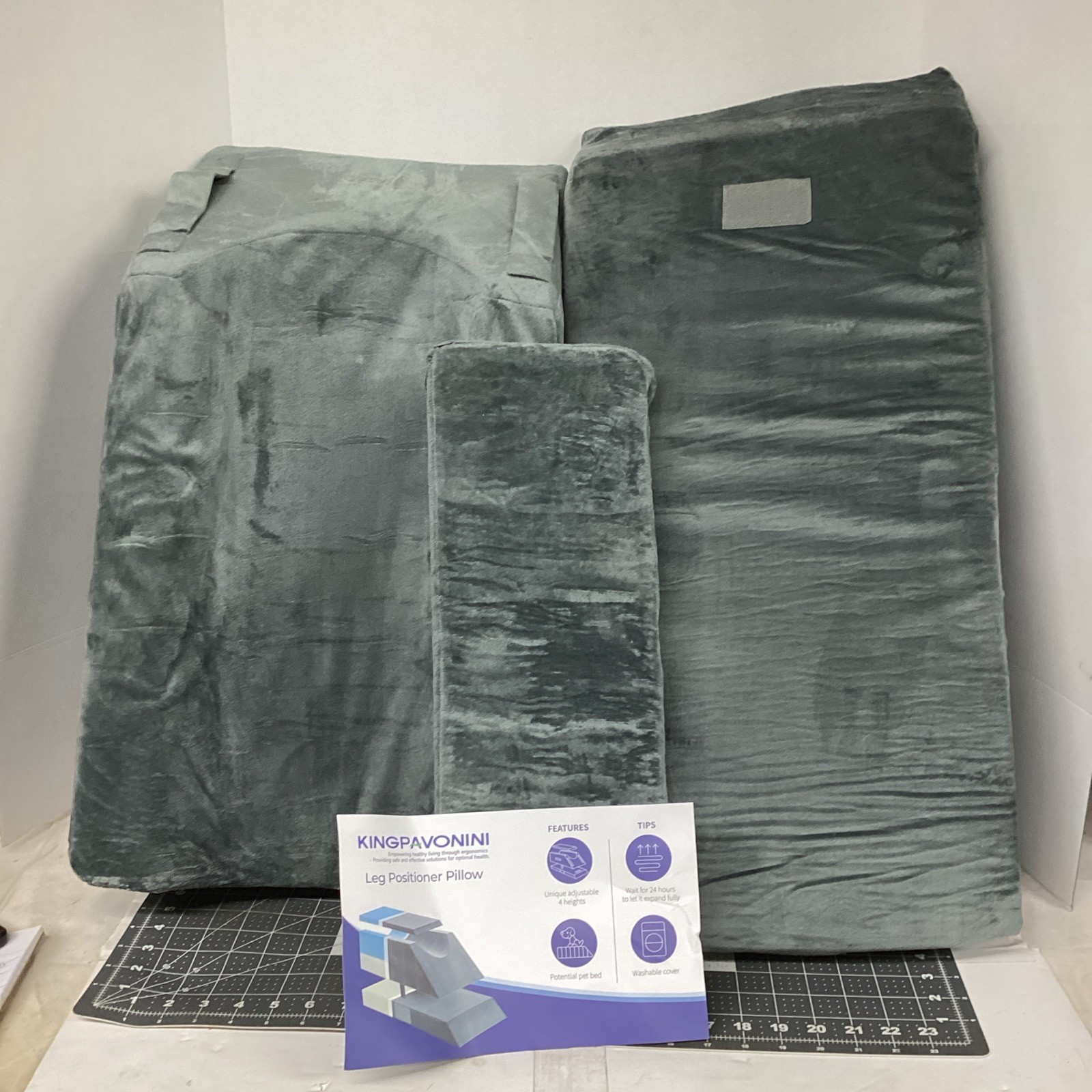 New King Pavonini Leg Positioner Pillow – after Surgery or rest No Box