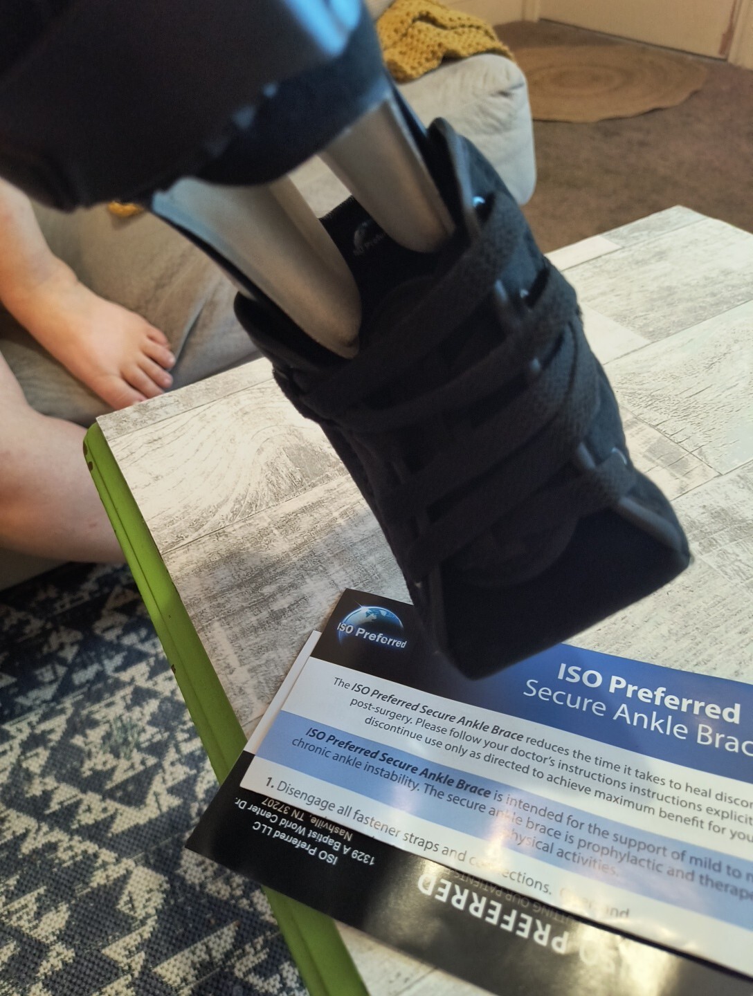 ISO Preferred Secure Ankle Brace ISO-AN344 Right