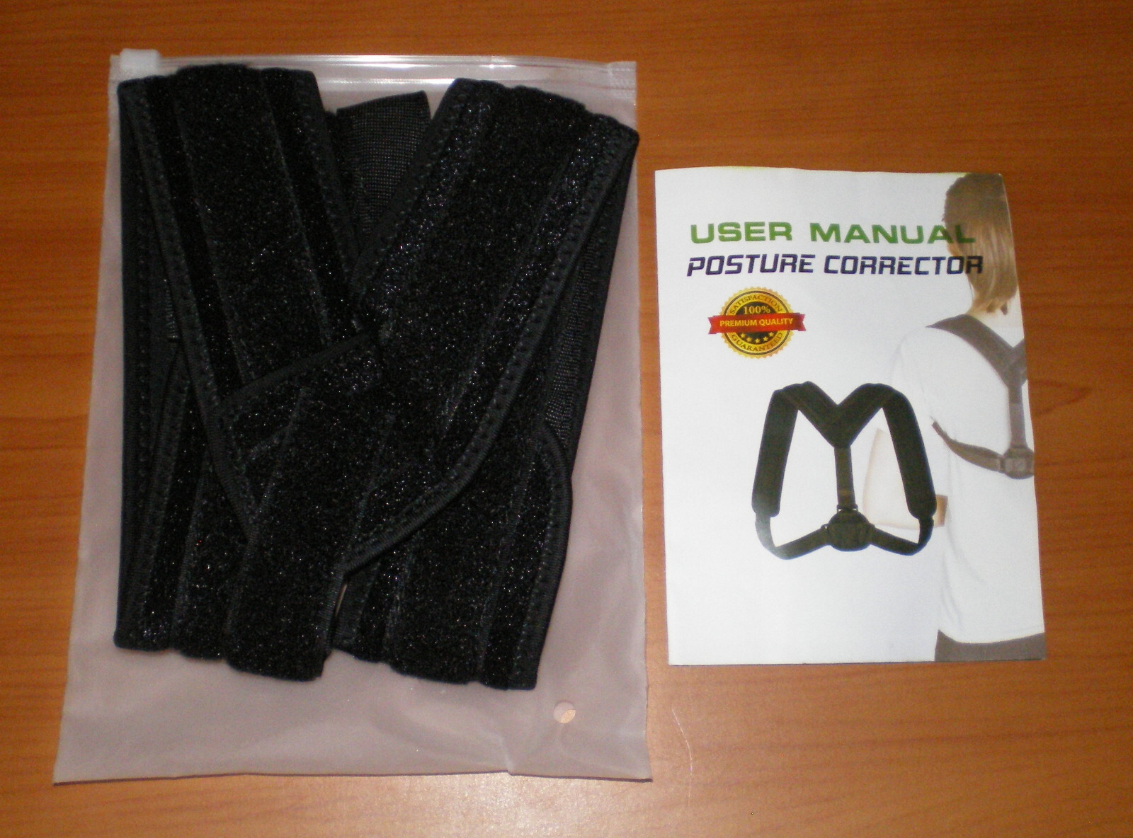 POSTURE Corrector Upper Back Brace Straightener Pain Relief NEW Black NO SLOUCH
