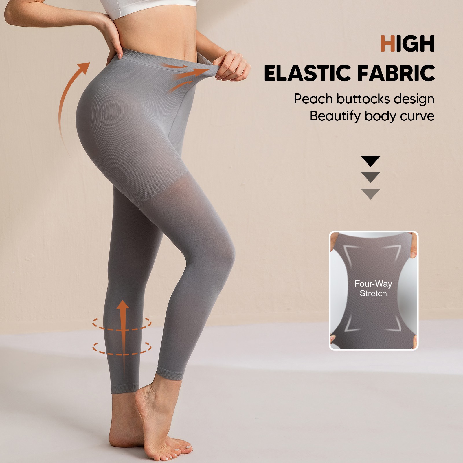 Compression Pantyhose for Women 8-15mmHg Graduated Compression Stockings S-XXL