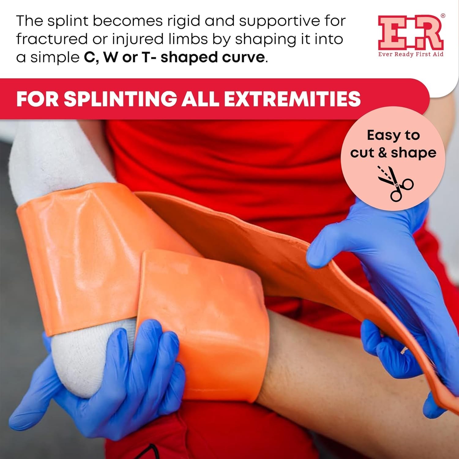 Portable 3 Pack 24 Inch Rolled Splint – Essential for Outdoor Adventures