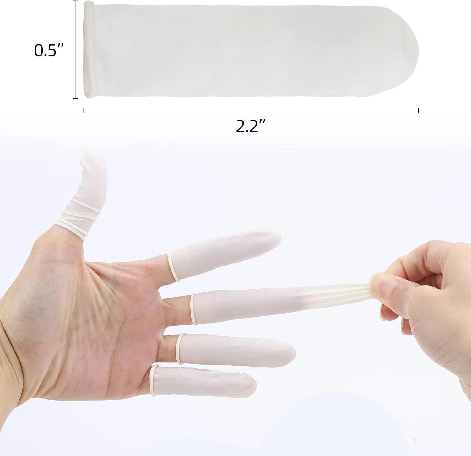 Finger Cots Small 300 Pcs Fingertips Protective Finger Cots White Disposable