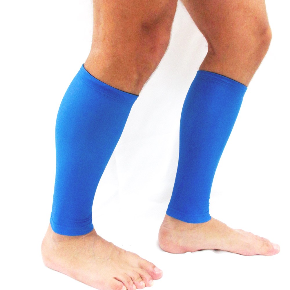 Pair of Small Calf Sleeve Leg Socks offering Compression Support for Shin Splint