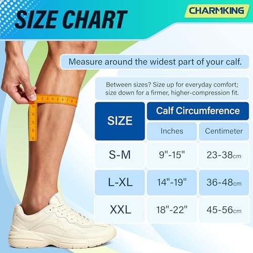 Calf Compression Sleeve for Women & Men Small-Medium 03 Black/White/Beige