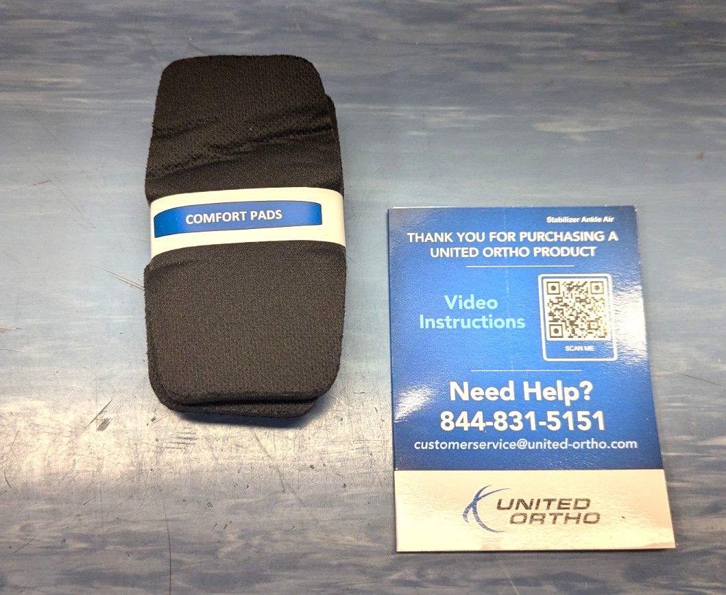 United Ortho Short Air Cam Walker Fracture Boot Extra Large Black Medical Boot