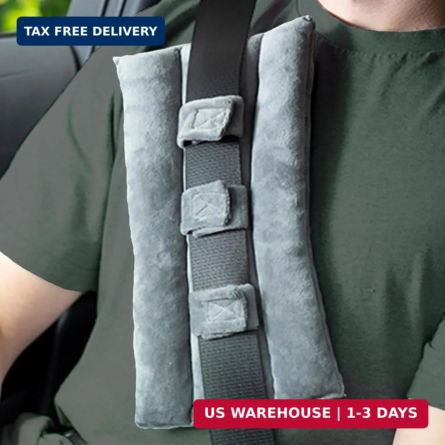 MOYOAMA Seat Belt Pillow Post Surgery- Seatbelt Pillows for Post-Surgery, Chemo