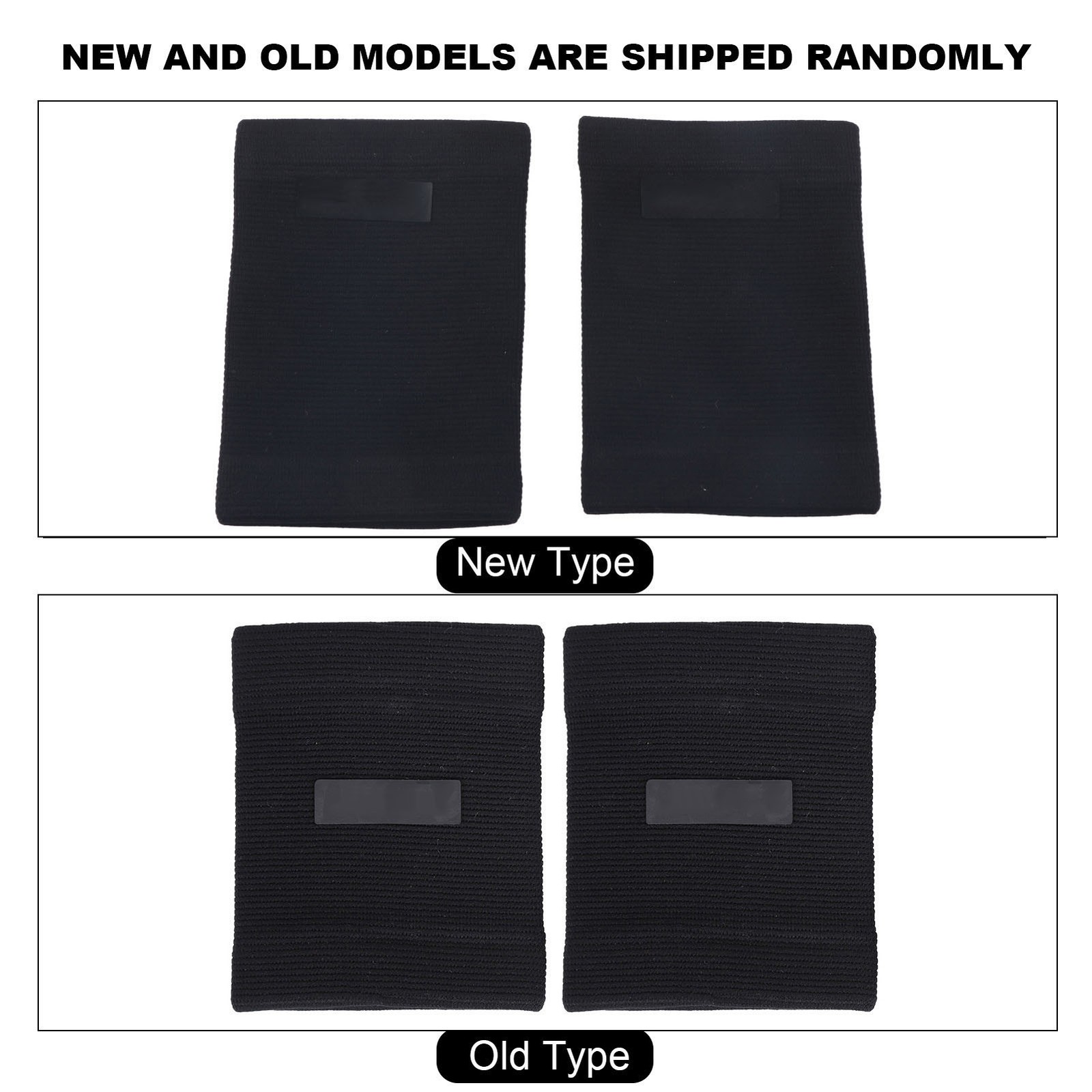 A Pair Of Polyester Fiber Black Sports Outdoor Super Elastic Knitting Flexible