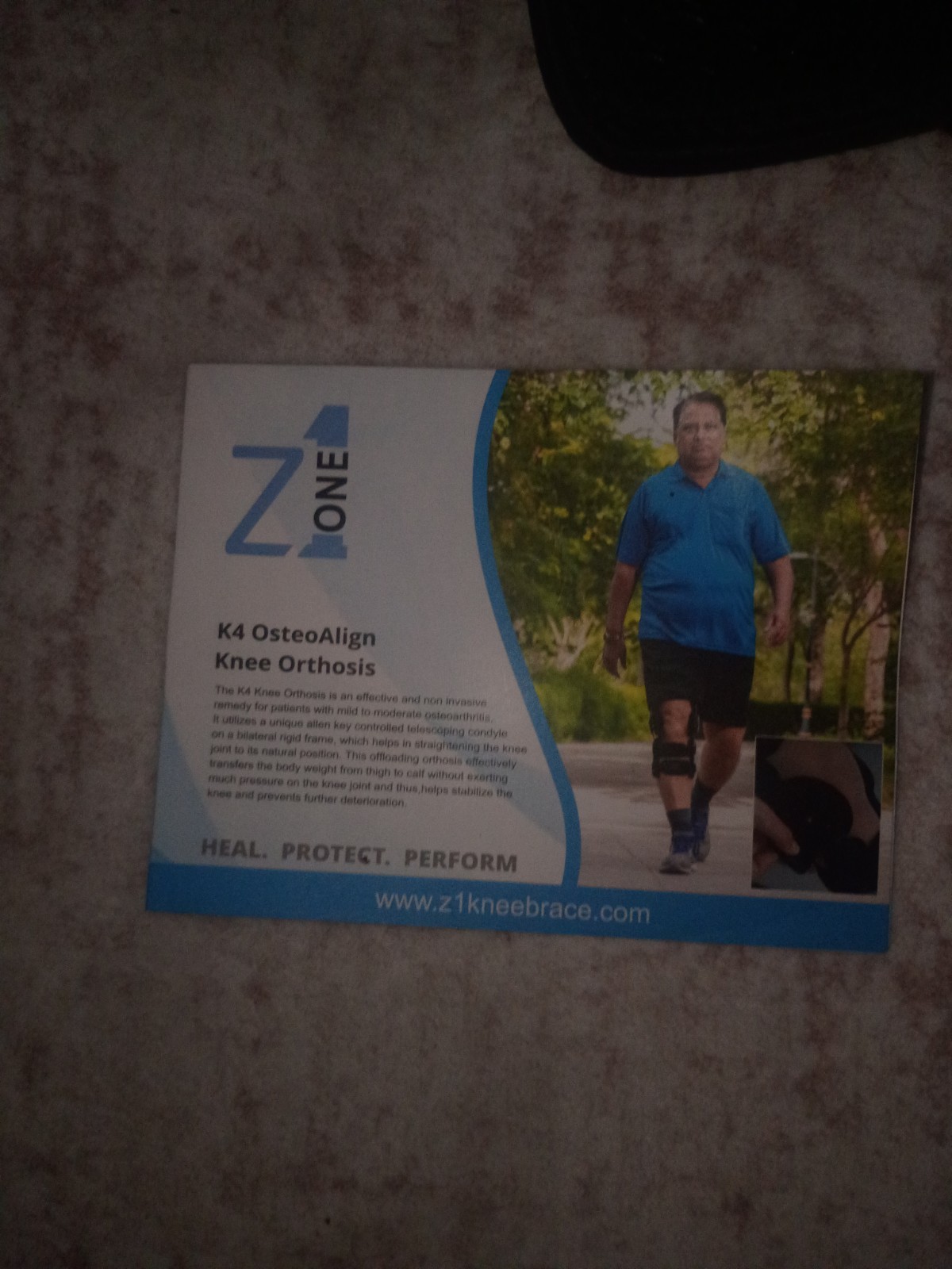 Z1 ONE K4 OsteoAlign Hinged Knee Brace Adjustable Anti-Slip Silicone Neoprene