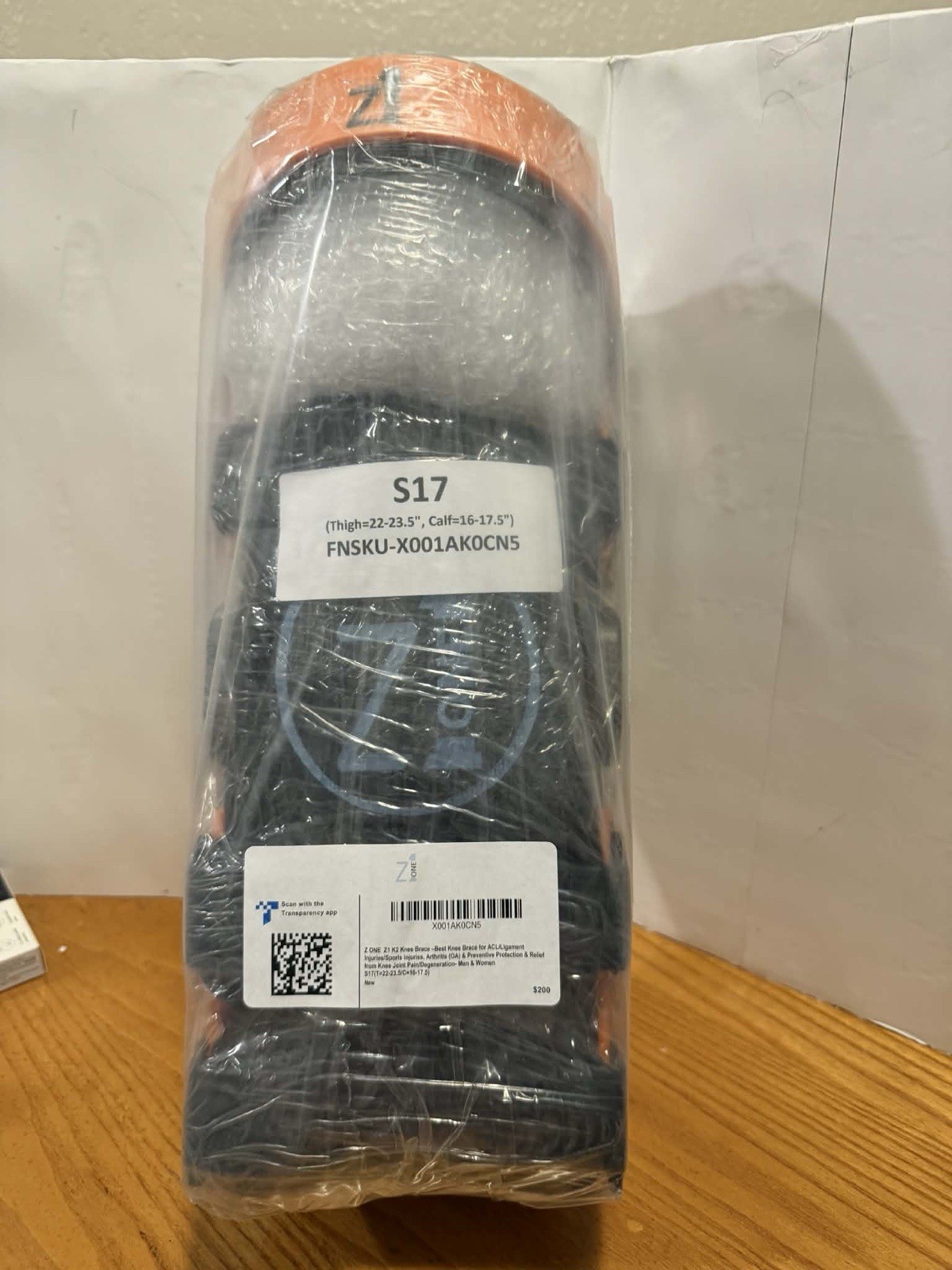 Zone Z1 K2 Knee Brace –Ideal for Prevention PCL ACL MCL LCL/Meniscus Tear/OA S17