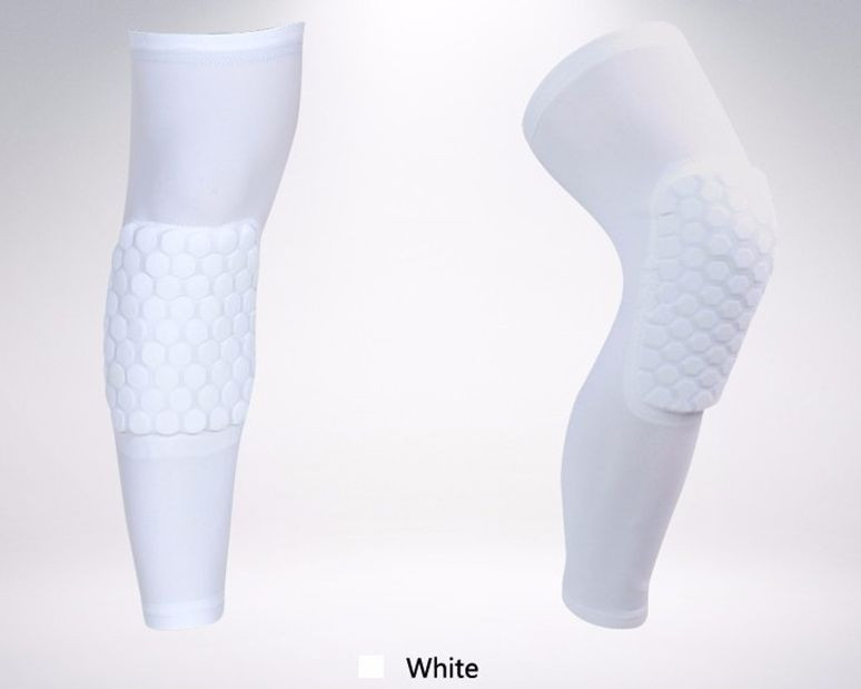 HONEY PADS SPORT SLEEVE KNEE SUPPORT BRACE BASKETBALL ELASTIC COMPRESSION