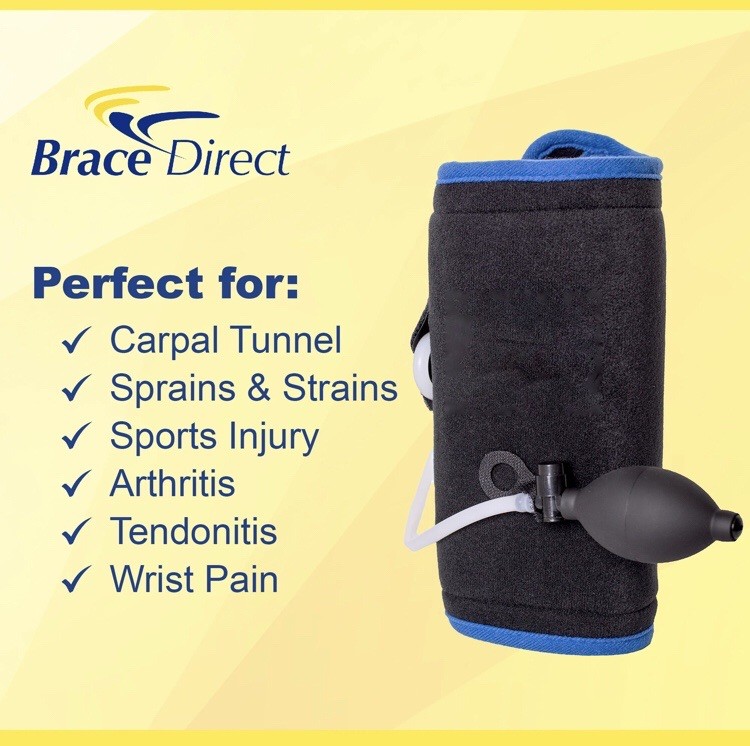 Brace Direct Wrist Ice Pack Wrap with Compression, Left/Right