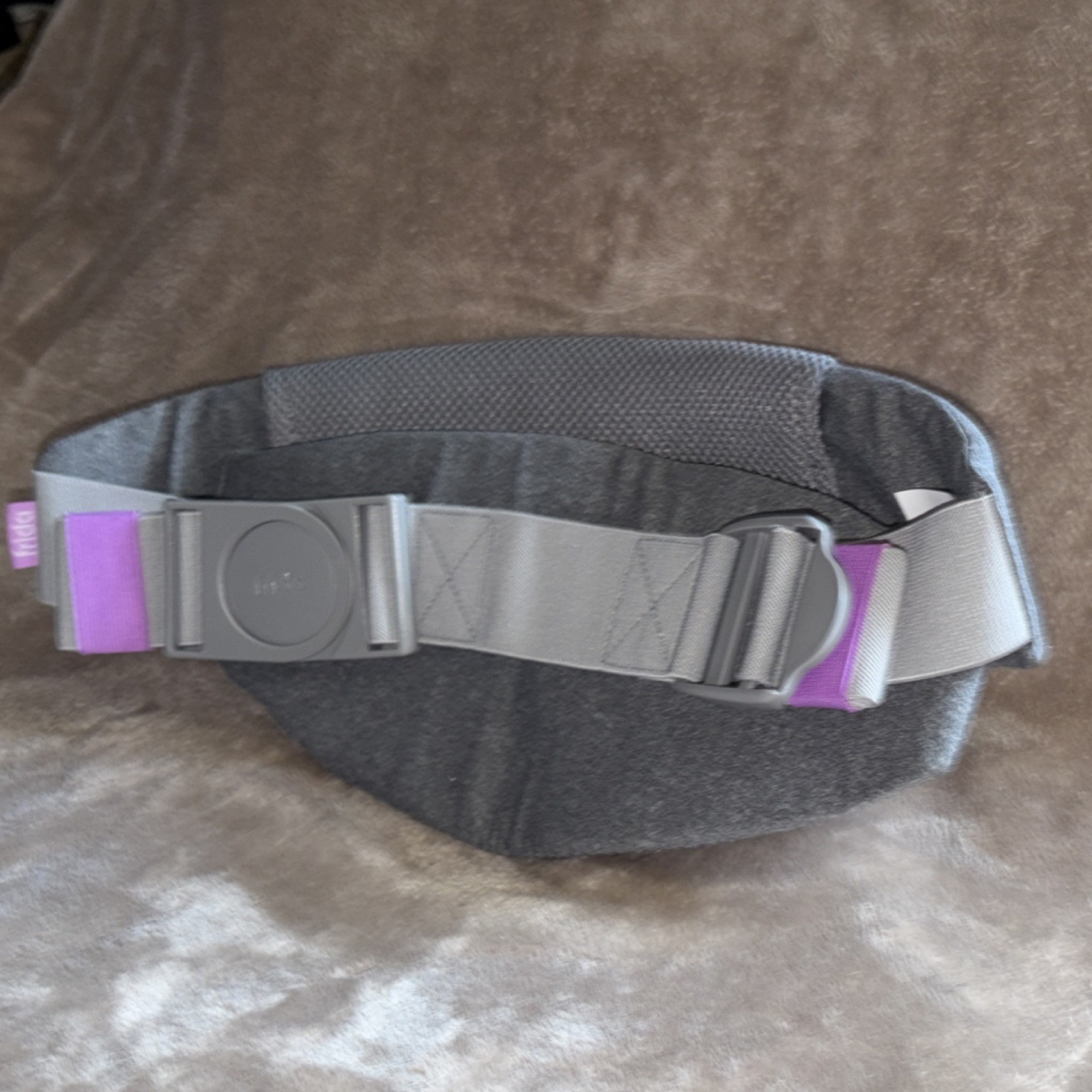 Frida C-Section Recovery Band Adjustable Abdominal & Rib Support Gray Purple