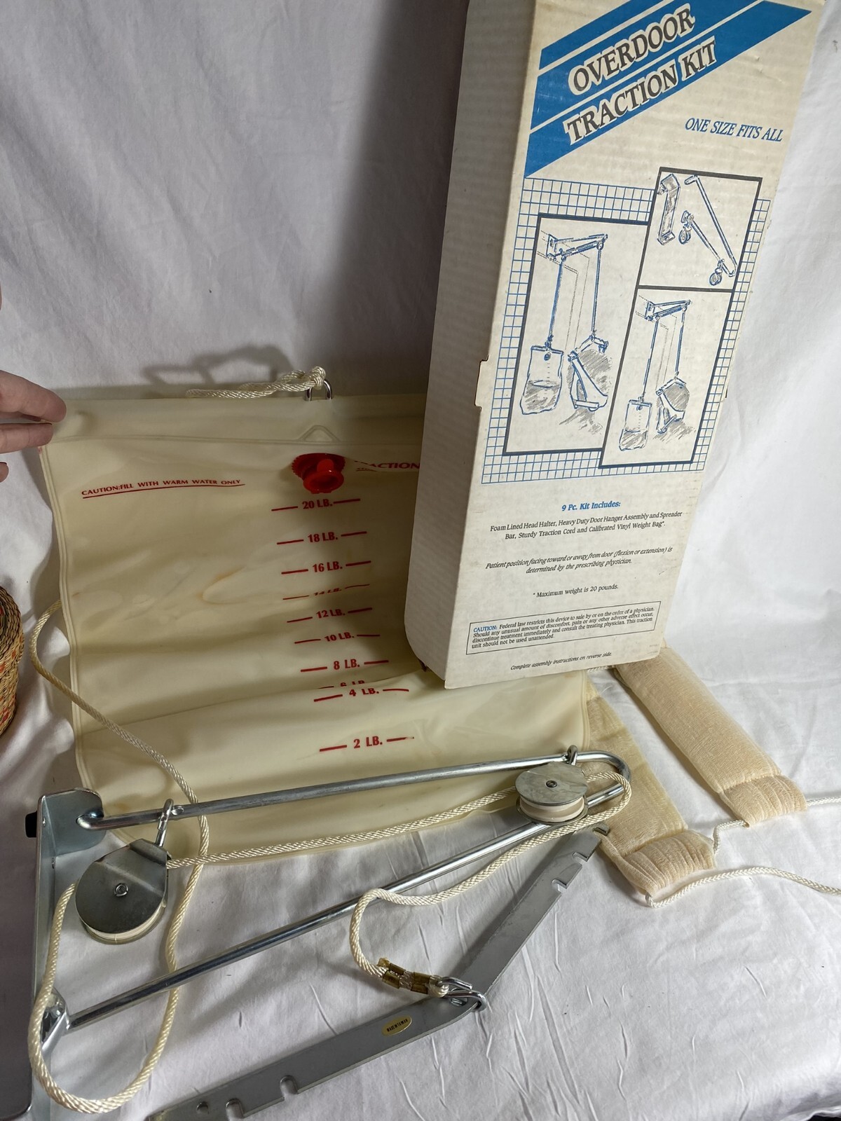 NEW Cervical Traction Set for Neck Shoulder Pain Relief Universal Size Over Door