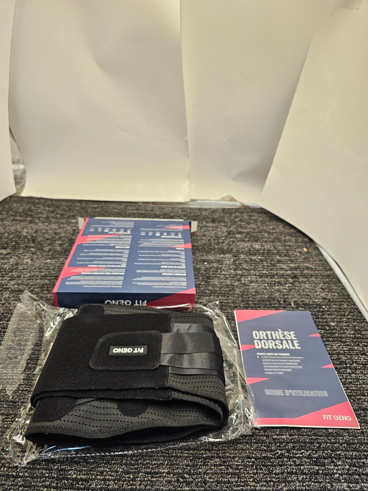 (QTY 2) Fit Geno Size Large, Back Brace for Men and Women