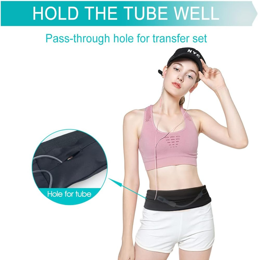 PD Belt Peritoneal Dialysis Catheter Holder Comfortable Protector with Slits Pou