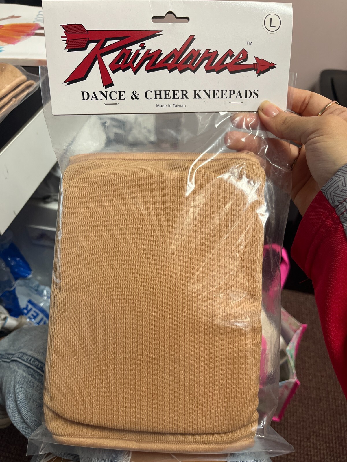 NEW IN BAG Raindance Dance & Cheer Kneepads, size Large