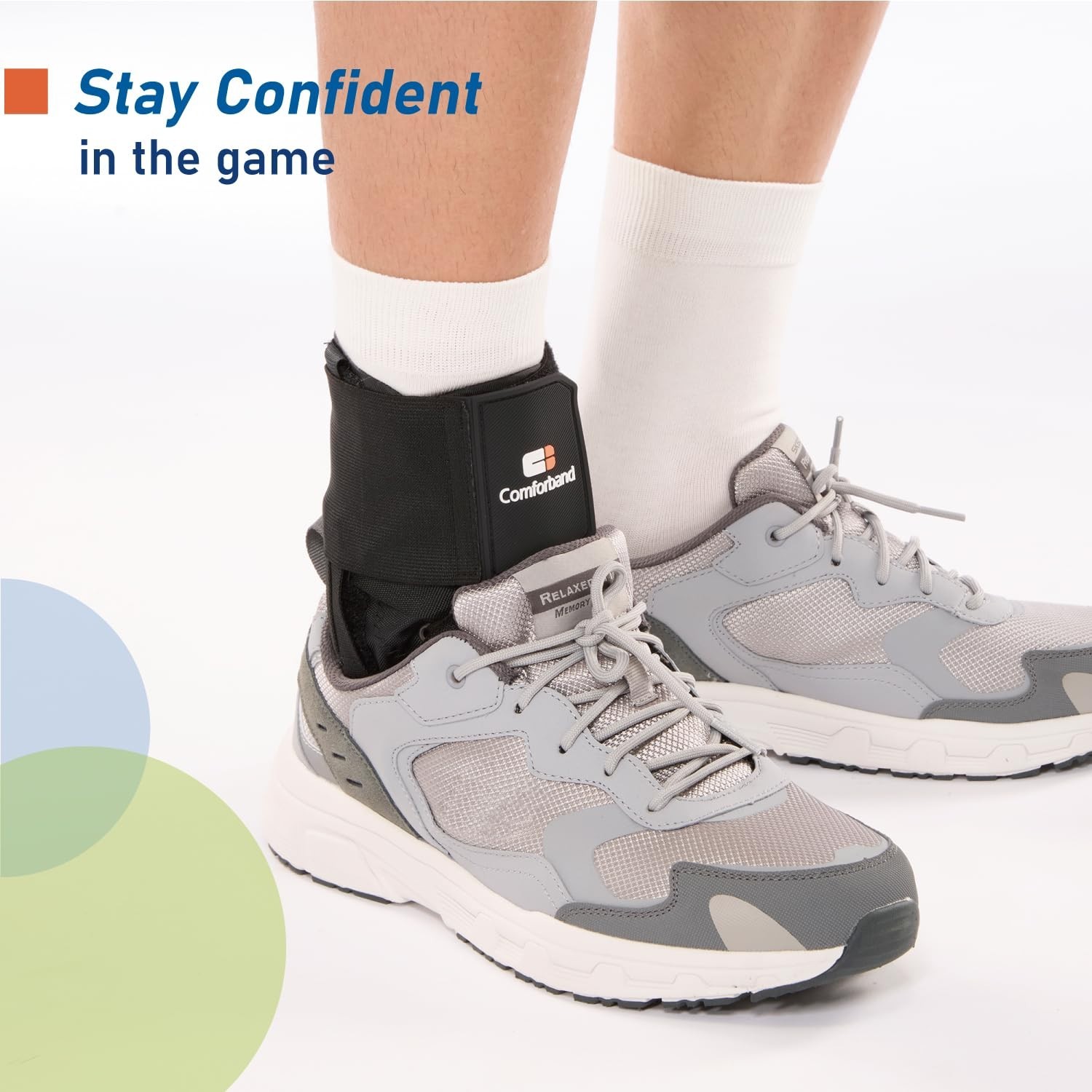 Lace-Up Ankle Brace for Sprained Ankle, Adjustable Stabilizer for Injury Reco…
