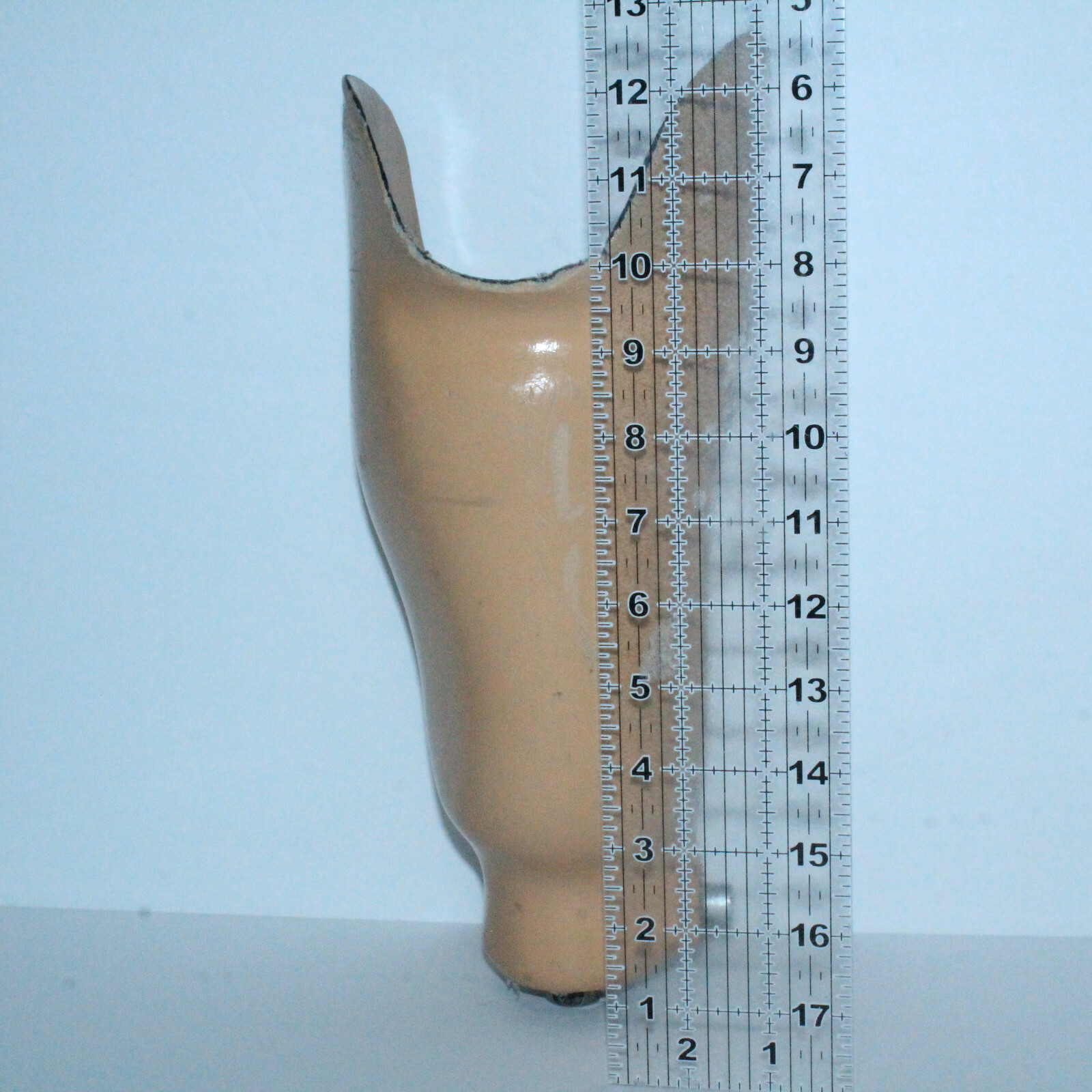 VERY NICE ABOVE-KNEE CLEAN LARGE OFFSET PROSTHETIC SOCKET w OSSUR ADAPTER / BASE
